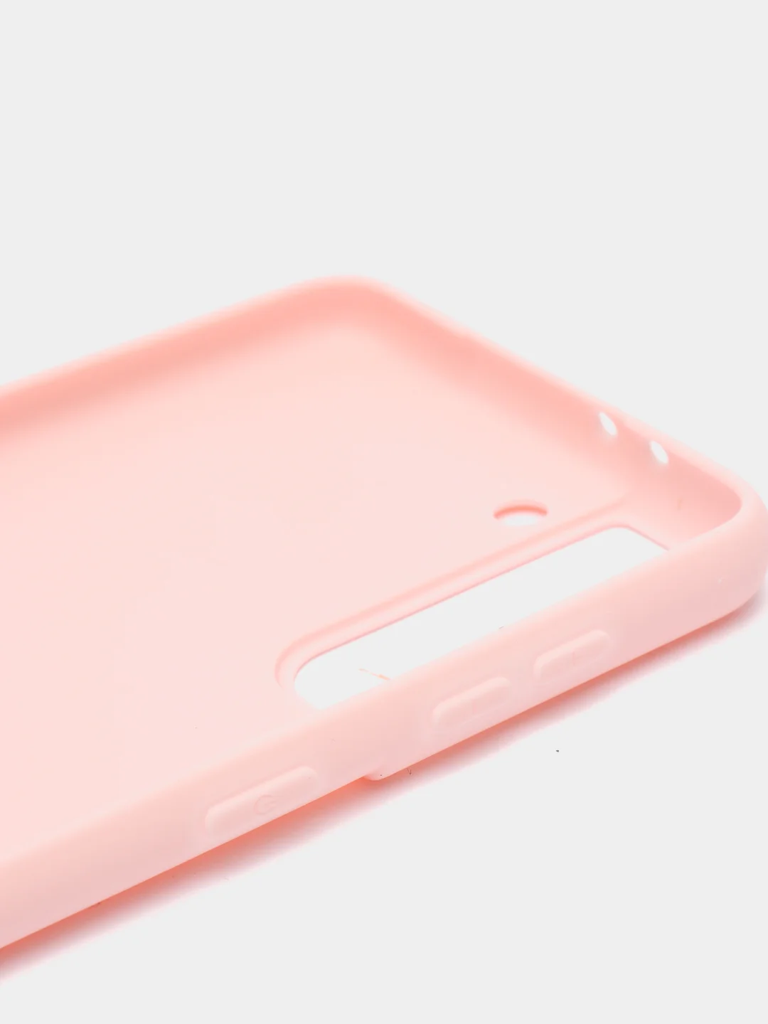 Розовый чехол для Samsung S21 Plus цветной матовый