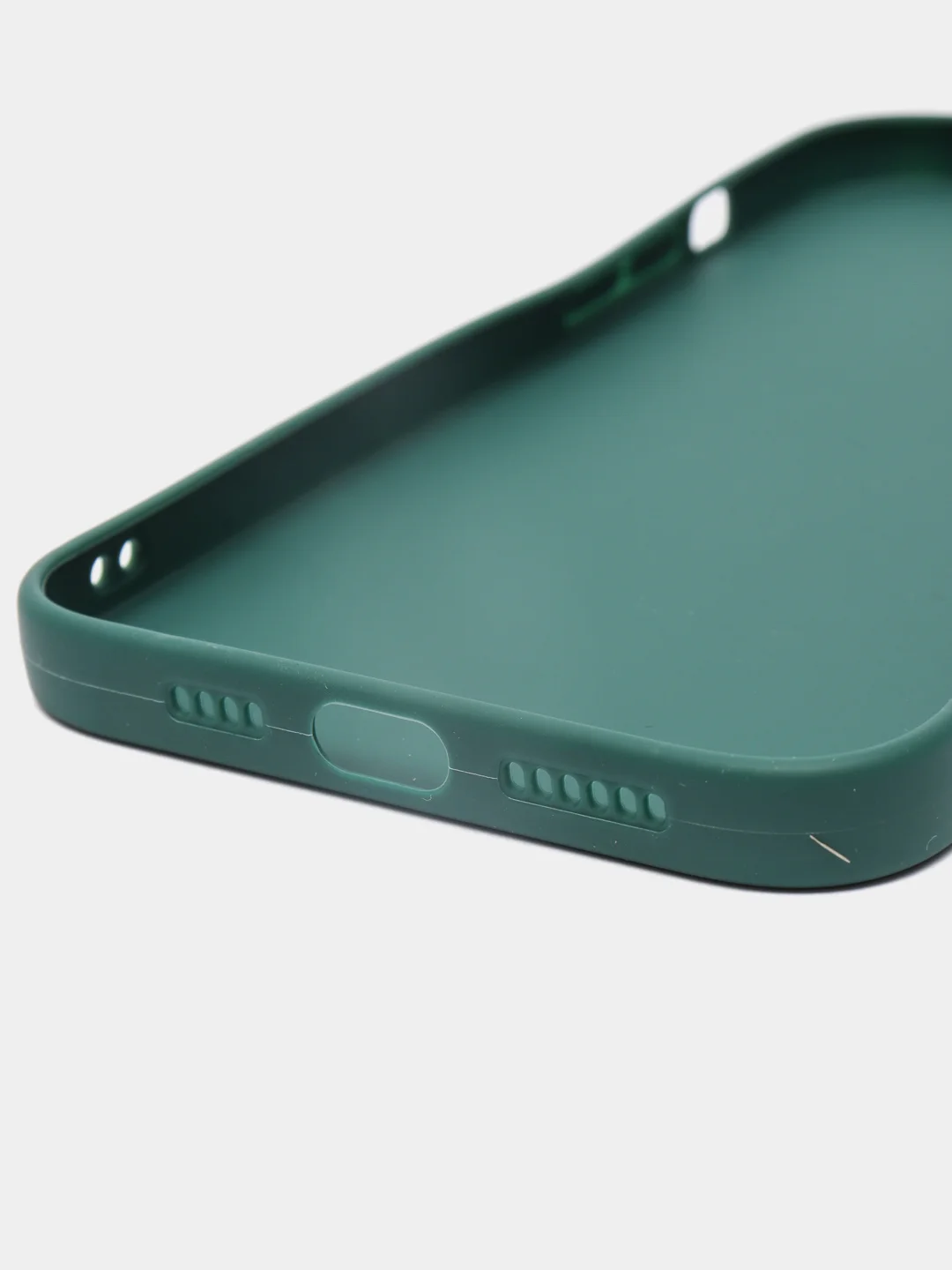 Тёмно-зелёный чехол для iPhone 12 Pro цветной матовый
