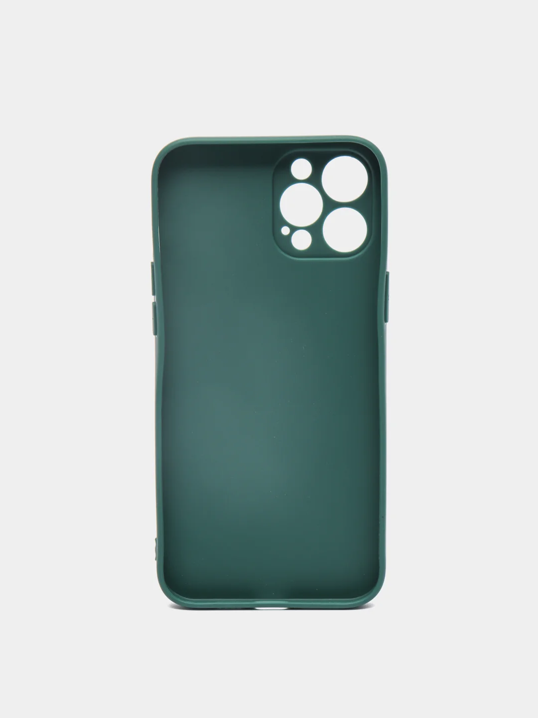 Тёмно-зелёный чехол для iPhone 12 Pro цветной матовый