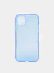 Синий чехол iPhone 11/12/7/7+/X/XR/11PRO MAX /12/12PRO MAX Плотный Цветной глянцевый   1.5mm