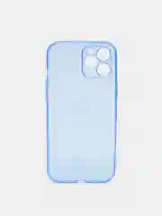 Синий чехол iPhone 11/12/7/7+/X/XR/11PRO MAX /12/12PRO MAX Плотный Цветной глянцевый   1.5mm