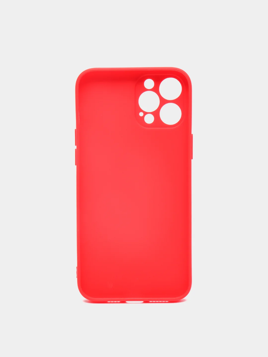 Красный чехол для iPhone 12 ProMax цветной матовый