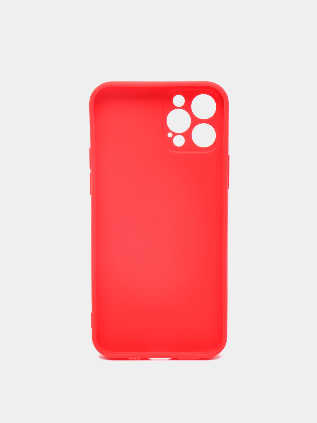 Красный чехол для iPhone 12 Pro цветной матовый