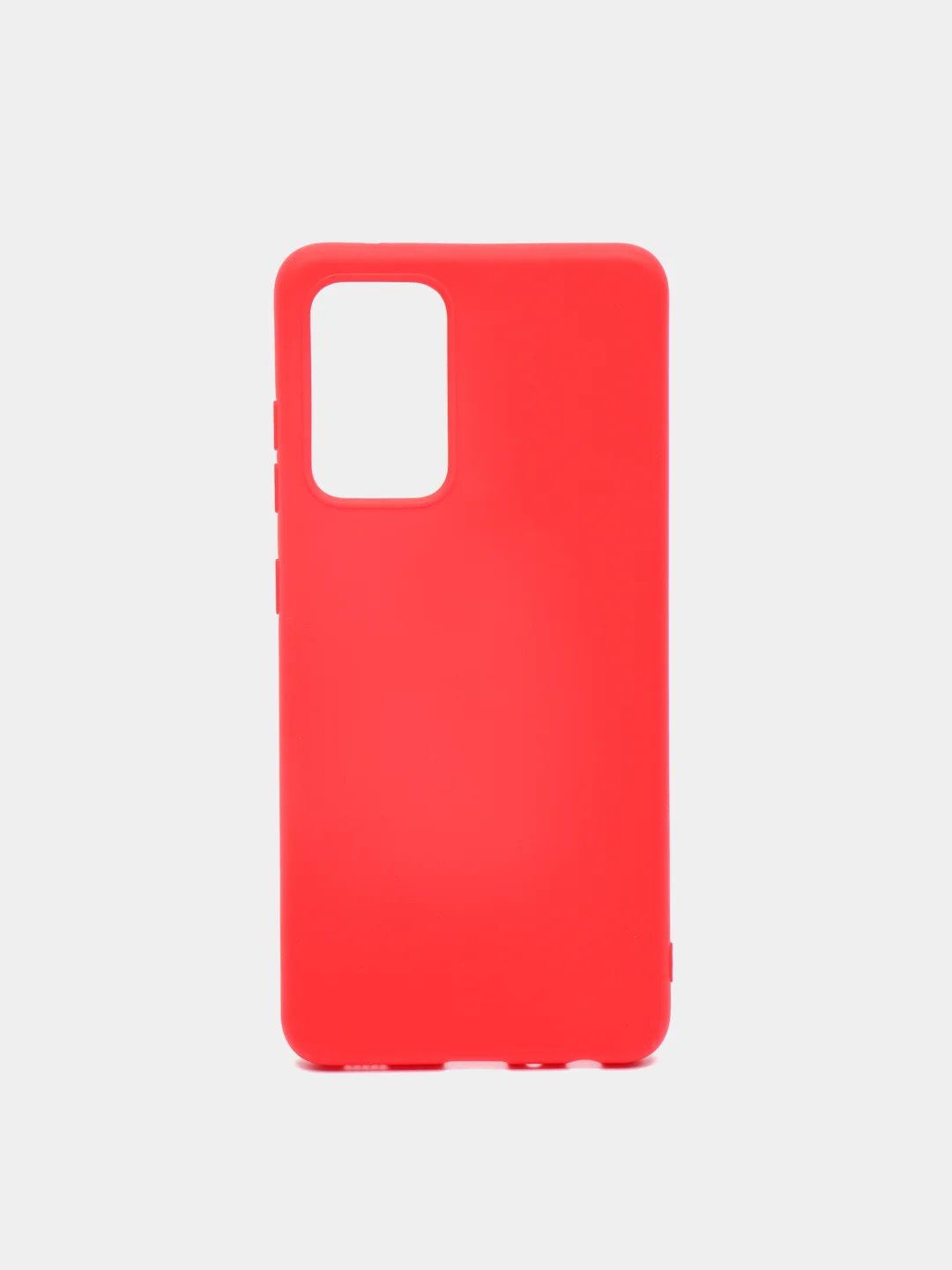 Красный чехол для Samsung A52 (4G) / Samsung A52 (5G) / Samsung A52s цветной матовый