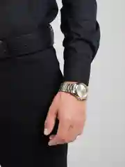 Бронзовый кварцевые мужские часы наручные