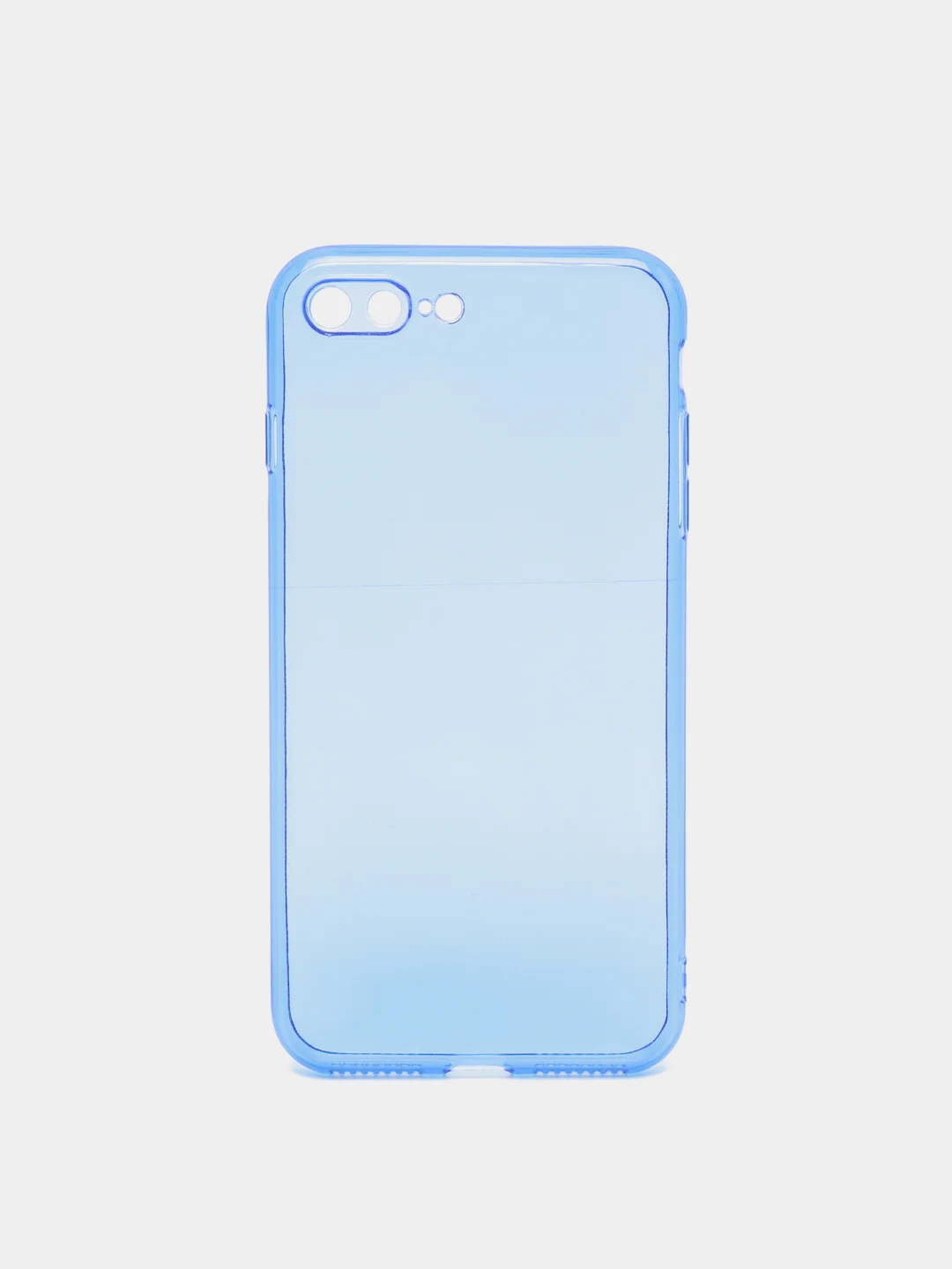 Синий чехол iPhone 11/12/7/7+/X/XR/11PRO MAX /12/12PRO MAX Плотный Цветной глянцевый   1.5mm