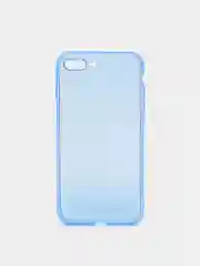 Синий чехол iPhone 11/12/7/7+/X/XR/11PRO MAX /12/12PRO MAX Плотный Цветной глянцевый   1.5mm