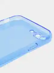 Синий чехол iPhone 11/12/7/7+/X/XR/11PRO MAX /12/12PRO MAX Плотный Цветной глянцевый   1.5mm