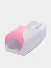 Розовый держатель для зубных щеток и пасты