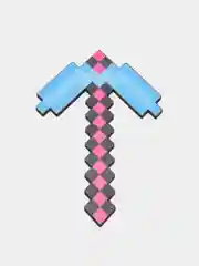 Синий игрушечное оружие кирка пиксельный МАЙНКРАФТ