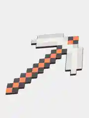 Белый игрушечное оружие кирка пиксельный МАЙНКРАФТ