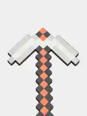 Белый игрушечное оружие кирка пиксельный МАЙНКРАФТ