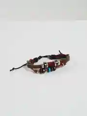 Серый меланж браслет-оберег