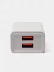 Сетевое зарядное устройство Denmen DC02 с проводом Type-C, microUSB, Lightning, 2.4 A
