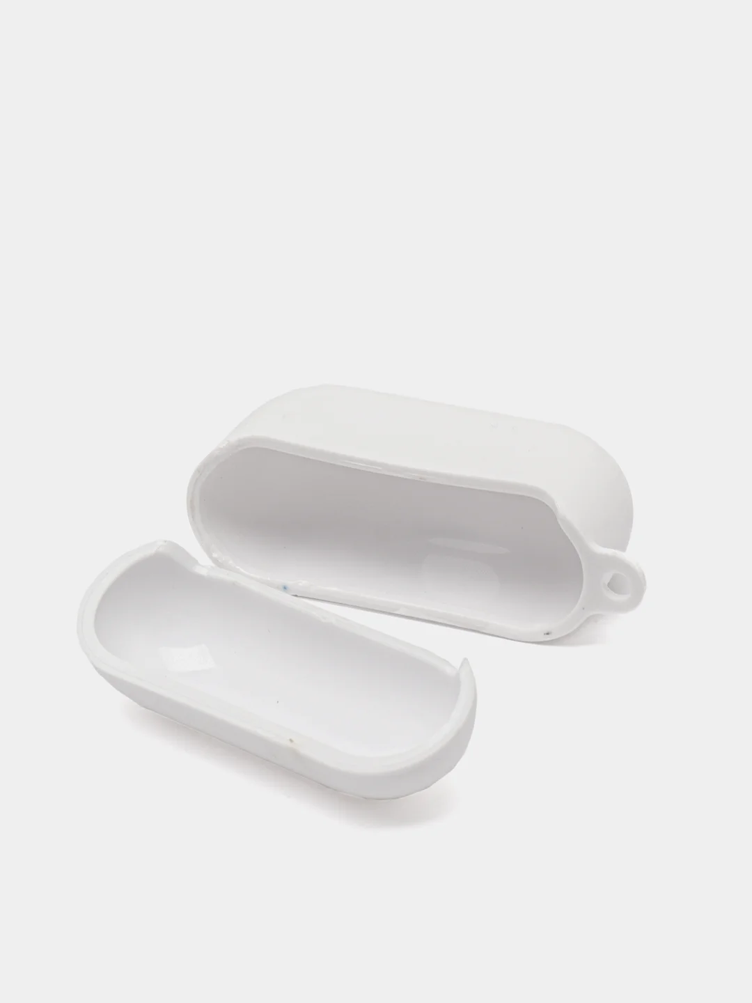 Бежевый силиконовый чехол для наушников Airpods Pro с принтом Nike, Nasa (Найк, Наса))
