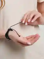 Серый металлик браслет "Космос"