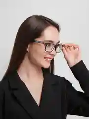 Черный готовые очки Ralph, чёрные, с флексом