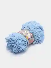 Небесно-голубой puffy Fine Alize пряжа маленькими петельками