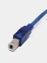 Кабель USB AM-USB BM, интерфейсный, iLAN, голубой, 3 м