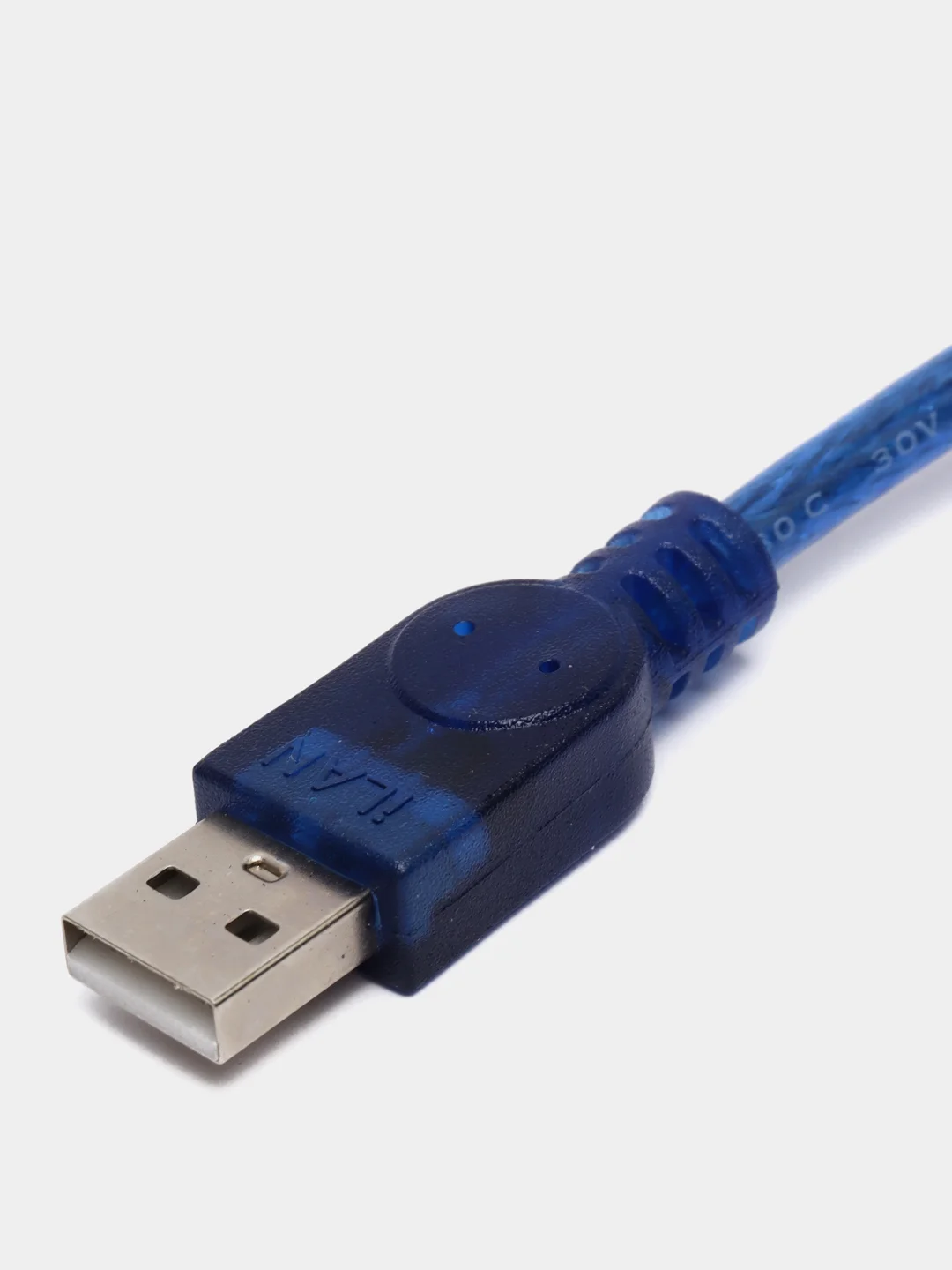 Кабель USB AM-USB BM, интерфейсный, iLAN, голубой, 3 м