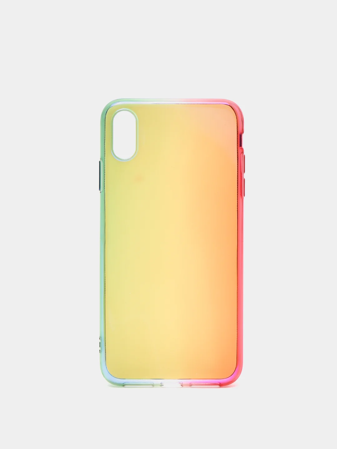 Конфетный чехол iPhone XR, Xs Max силиконовый прозрачный с градиентом