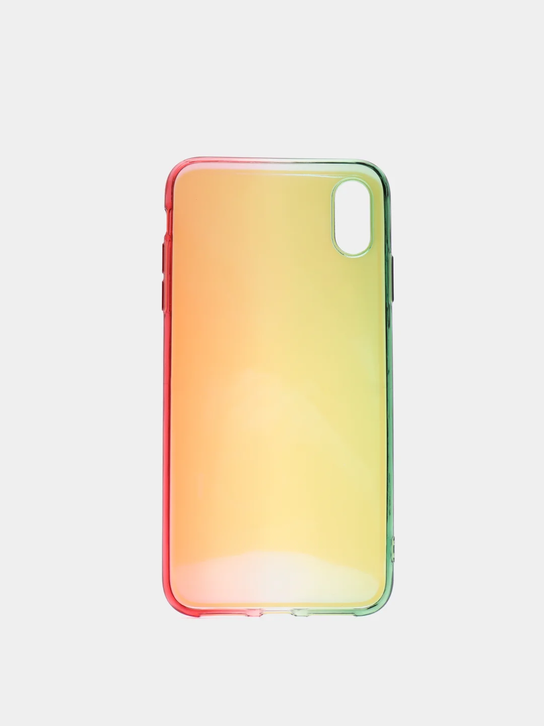 Конфетный чехол iPhone XR, Xs Max силиконовый прозрачный с градиентом