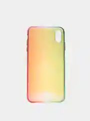Конфетный чехол iPhone XR, Xs Max силиконовый прозрачный с градиентом