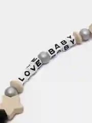 Игрушка - держатель для пустышки "Love Baby", из дерева