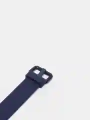 Темно-синий ремешок для Xiaomi mi band 3, 4, 5, 6, фирменный силиконовый, с металлической капсулой