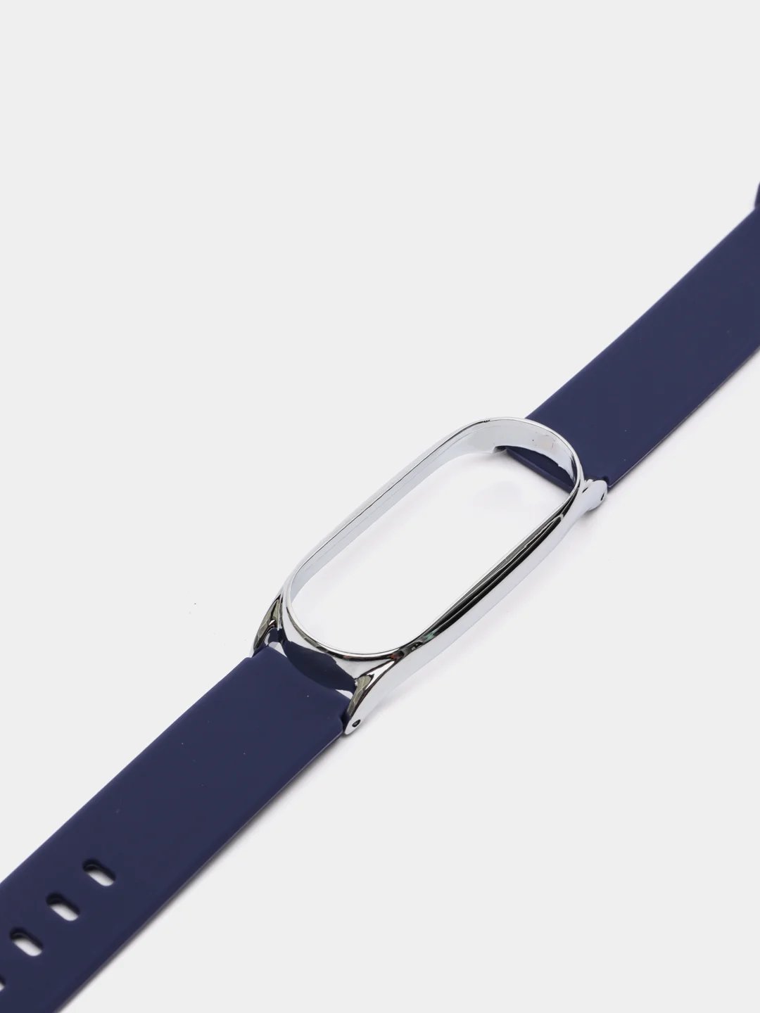 Темно-синий ремешок для Xiaomi mi band 3, 4, 5, 6, фирменный силиконовый, с металлической капсулой