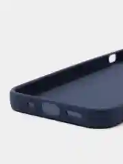 Темно-синий чехол iPhone 7/8 SE(2020), 7+/8+, XR, 11, 12 mini, 12/12 pro, 12 pro max, силиконовый
