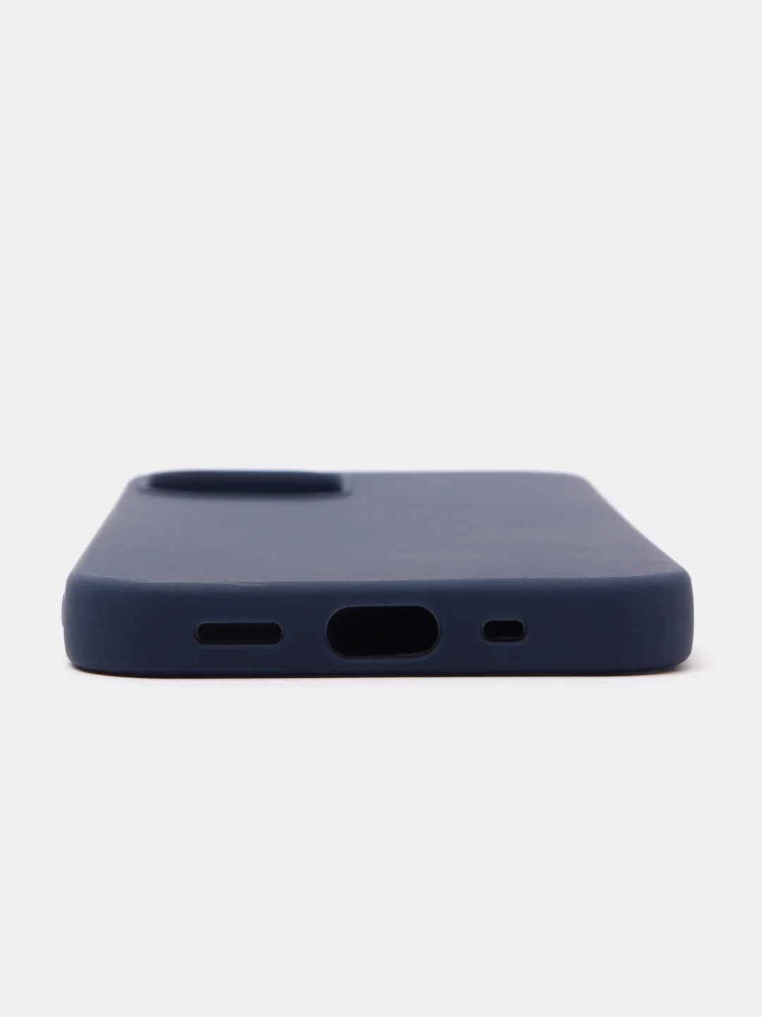 Темно-синий чехол iPhone 7/8 SE(2020), 7+/8+, XR, 11, 12 mini, 12/12 pro, 12 pro max, силиконовый