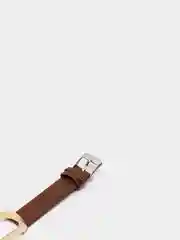 Терракотовый ремешок для Xiaomi Mi band 3, 4, 5, 6 кожаный, для фитнес браслета