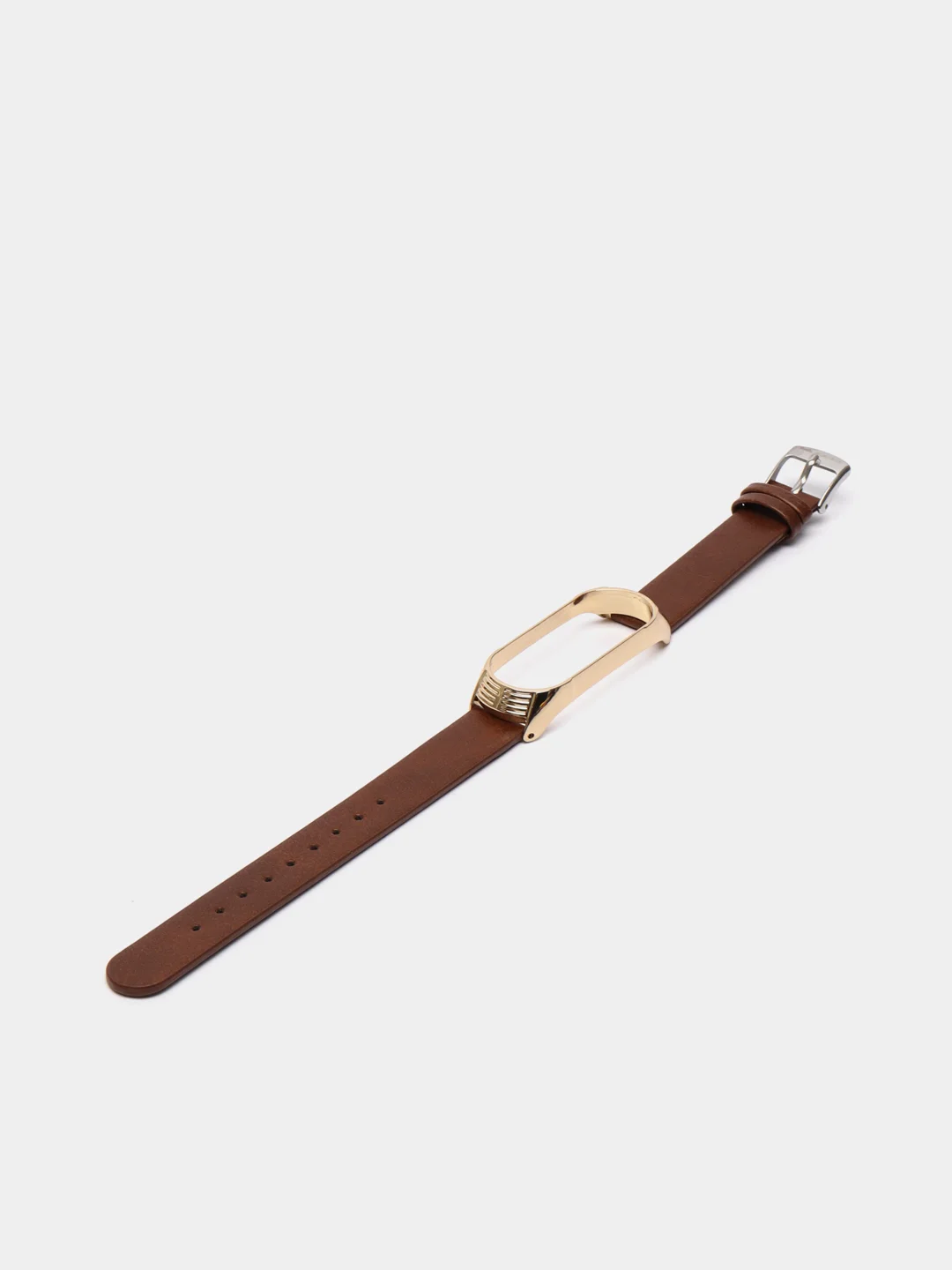Терракотовый ремешок для Xiaomi Mi band 3, 4, 5, 6 кожаный, для фитнес браслета