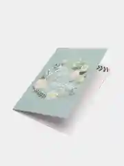 Открытка с блестками