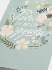Открытка с блестками