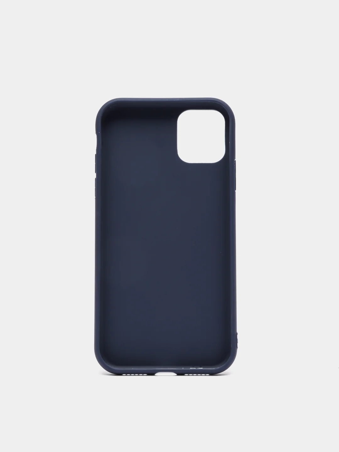Темно-синий чехол iPhone 7/8 SE(2020), 7+/8+, XR, 11, 12 mini, 12/12 pro, 12 pro max, силиконовый