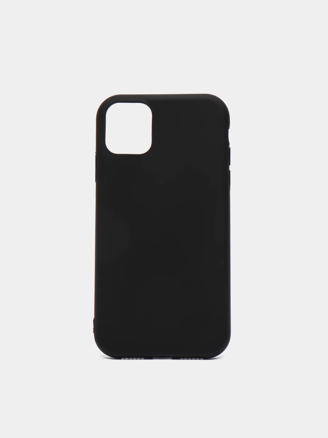 Черный чехол iPhone 7/8 SE(2020), 7+/8+, XR, 11, 12 mini, 12/12 pro, 12 pro max, силиконовый
