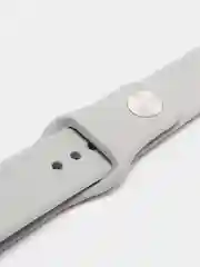 Серый силиконовый ремешок для Xiaomi Amazfit Bip / Huawei / Samsung, 20 мм / 22 мм, с кнопкой