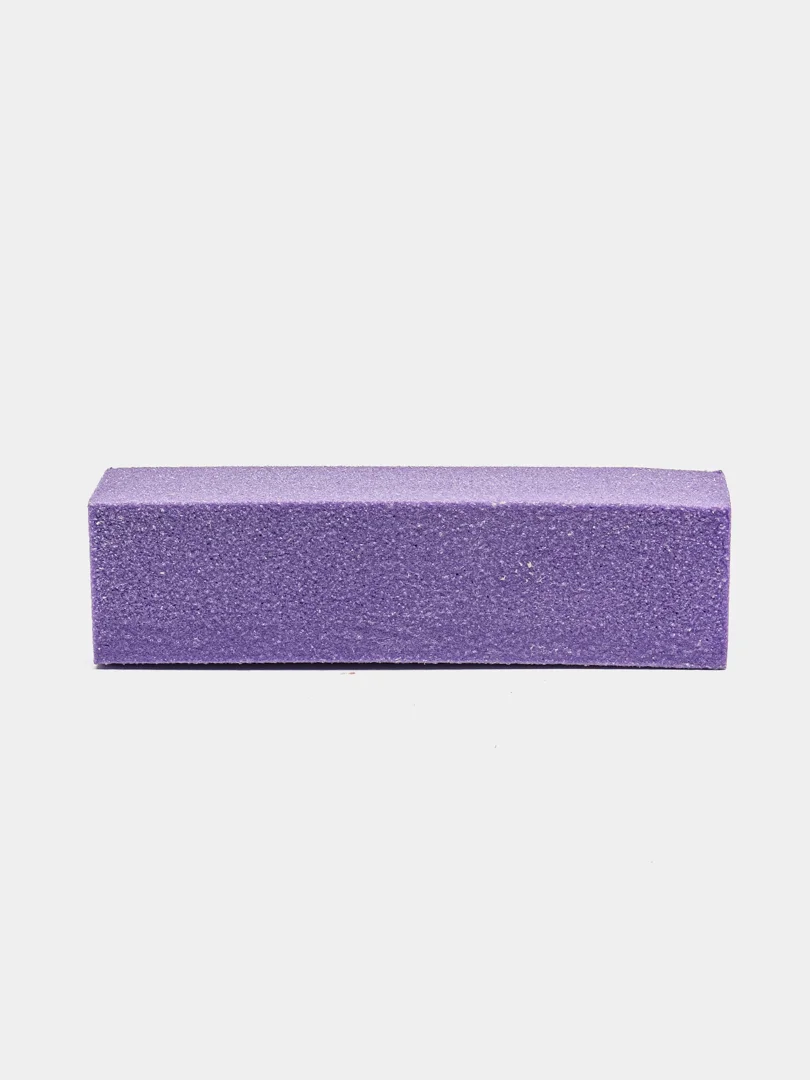 Фиолетовый баф для маникюра, набор 10 штук