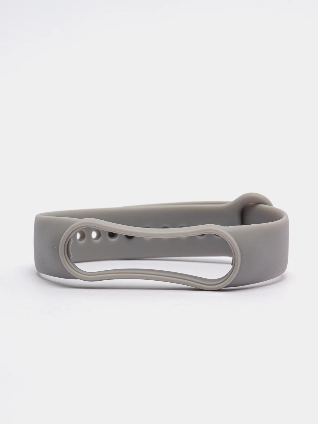 Серый силиконовый ремешок Xiaomi Mi Band 2 / Mi Band 3 / Mi Band 4 / Mi Band 5
