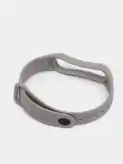 Серый силиконовый ремешок Xiaomi Mi Band 2 / Mi Band 3 / Mi Band 4 / Mi Band 5