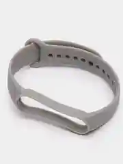 Серый силиконовый ремешок Xiaomi Mi Band 2 / Mi Band 3 / Mi Band 4 / Mi Band 5