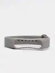 Серый силиконовый ремешок Xiaomi Mi Band 2 / Mi Band 3 / Mi Band 4 / Mi Band 5