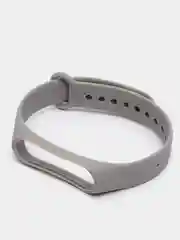 Серый силиконовый ремешок Xiaomi Mi Band 2 / Mi Band 3 / Mi Band 4 / Mi Band 5