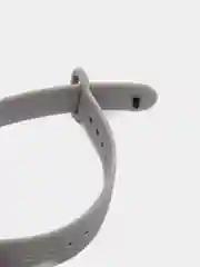 Серый силиконовый ремешок Xiaomi Mi Band 2 / Mi Band 3 / Mi Band 4 / Mi Band 5