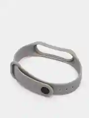 Серый силиконовый ремешок Xiaomi Mi Band 2 / Mi Band 3 / Mi Band 4 / Mi Band 5
