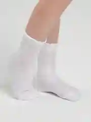 Белый носки для девочки ажурные, сетка