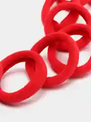 Коричневый резинки бесшовные для волос 3 см, 10 шт