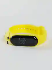 Светло-жёлтый детские электронные смарт-часы М3+, с героями мультфильмов